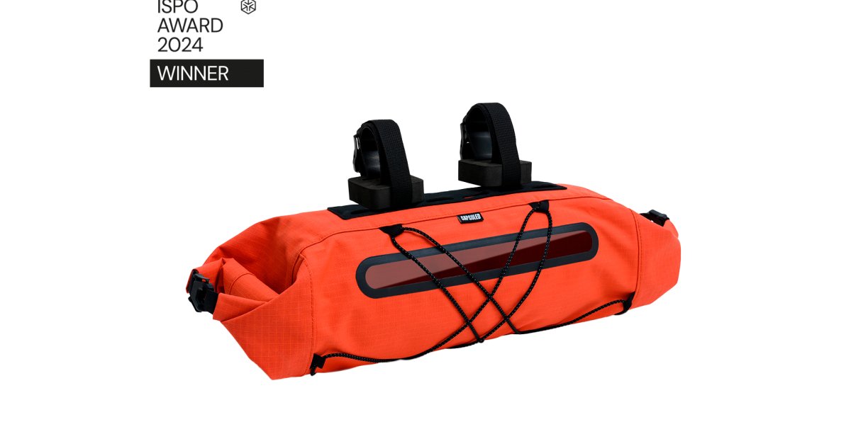 Ganador del ISPO Award 2024 Peek Handlebar Bag de Capsuled